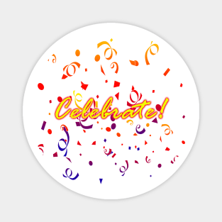 Celebrate Confetti Magnet